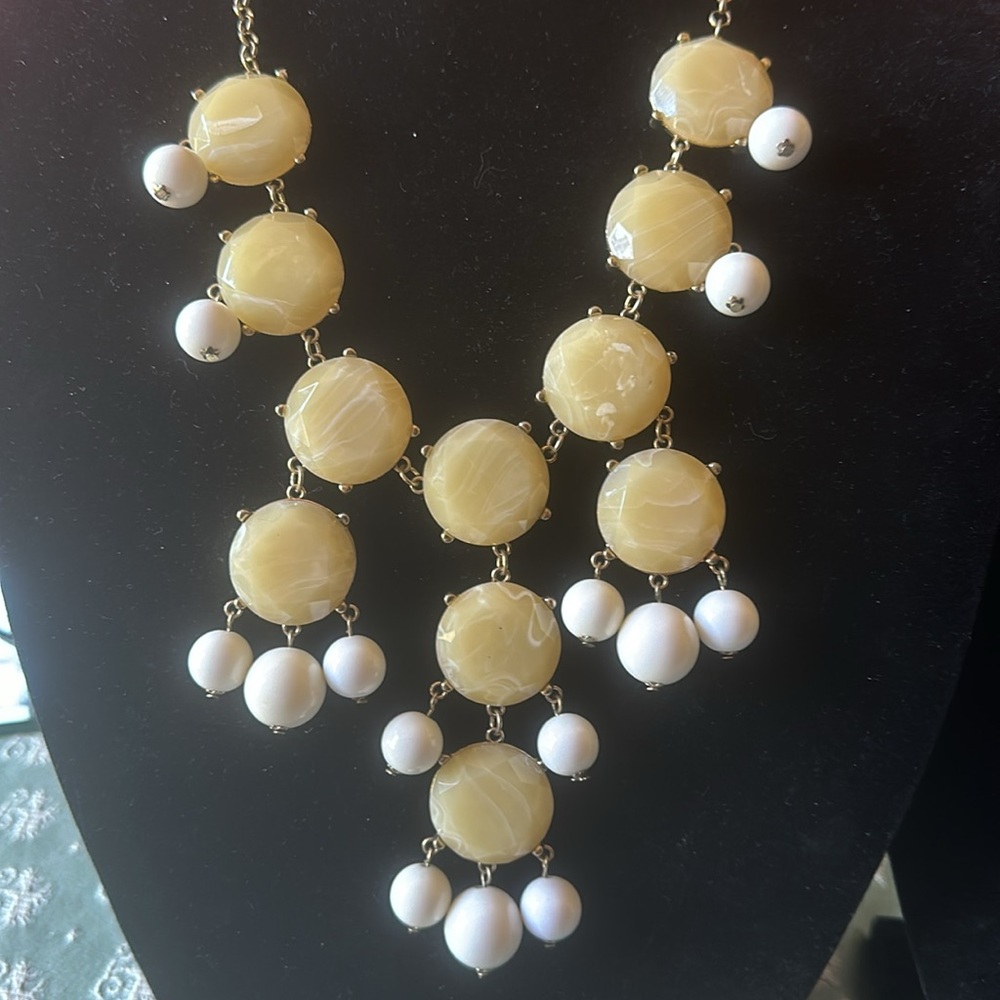 32” Long Bubble Layered Statement Stone Fashion J… - image 3